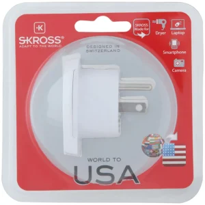 Adaptateur secteur de voyage Europe vers USA