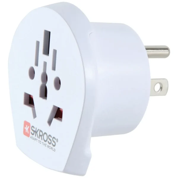 Adaptateur secteur de voyage Europe vers USA
