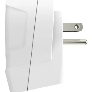 Adaptateur secteur de voyage Europe vers USA + Double chargeur USB - Blanc