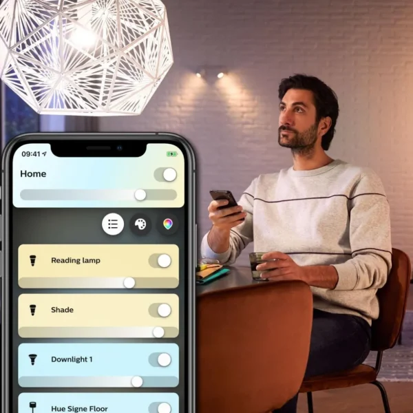 Ampoule LED connectée HUE White Ambiance E27 75W