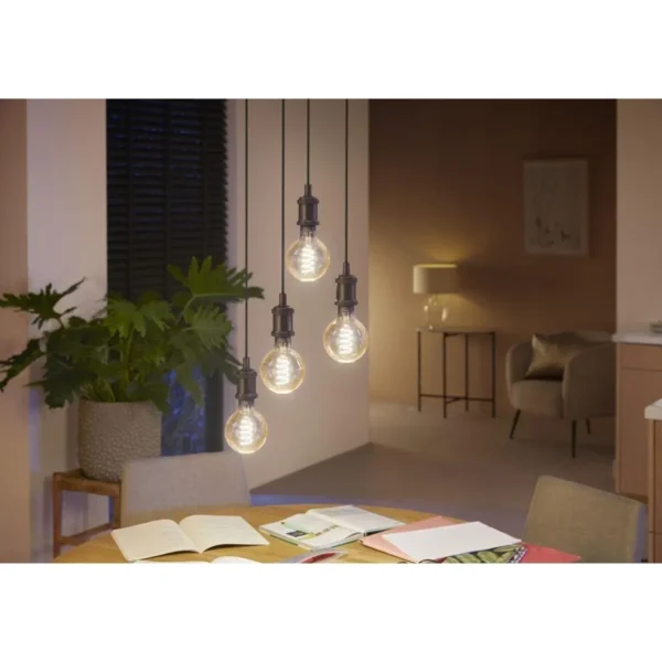 Ampoule LED connectée HUE White Ambiance E27 Globe G. Filament