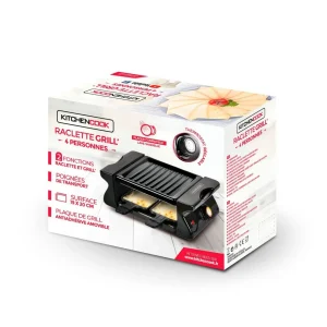 Appareil à raclette Grill RC_PILATUS - Noir
