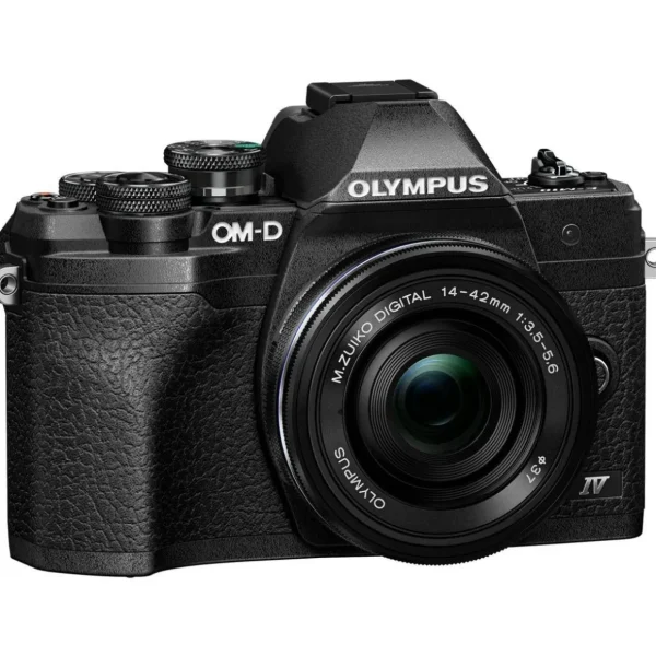 Appareil photo Hybride E-M10 Mark IV + Pancake 14-42mm Noir