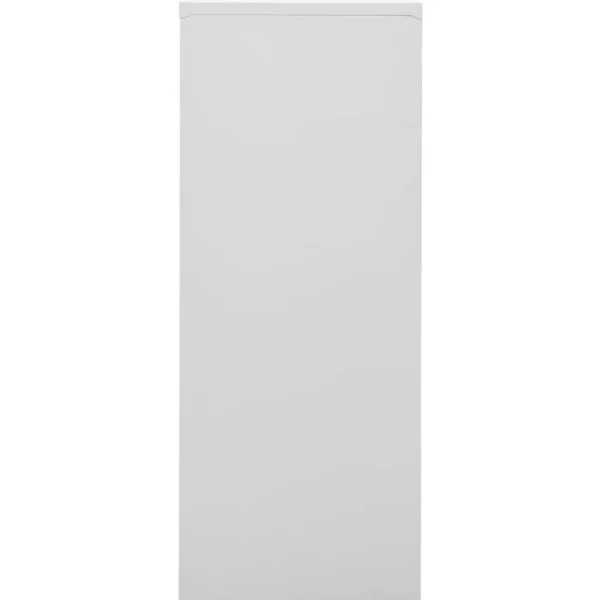 Armoire de bureau Gris clair 90x40x102 cm Acier