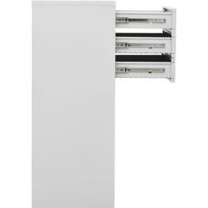 Armoire de bureau Gris clair 90x40x102 cm Acier