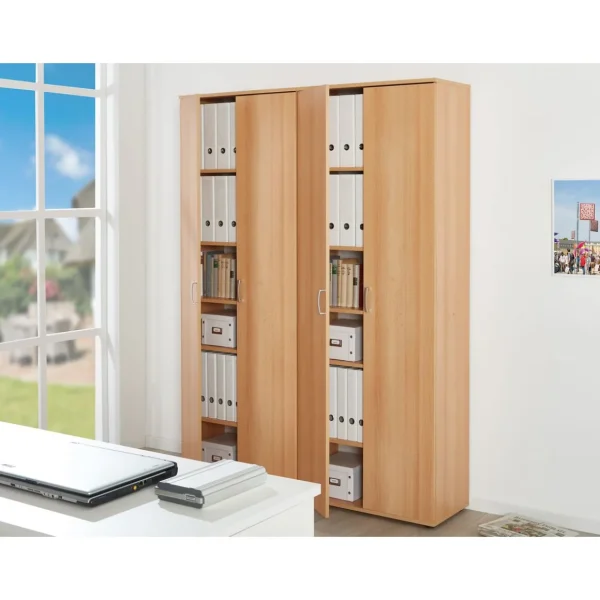 Armoire de rangement multifonctions 2 portes L70cm VISCONTI