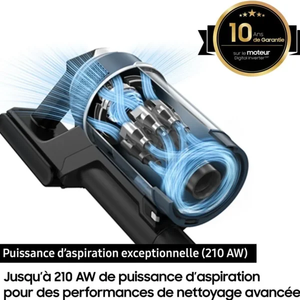 Aspirateur balai Bespoke Jet Plus Complete 2 Batteries VS20B95B43N