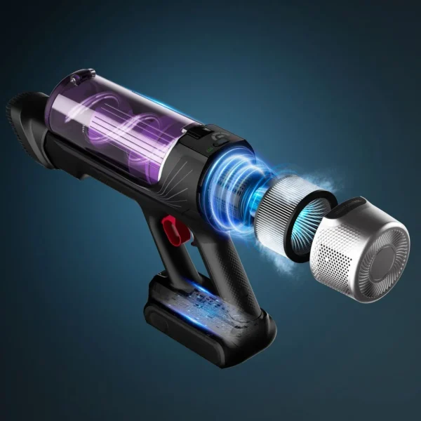Aspirateur balai sans filX-FORCE FLEX 9.60 RH2037WO - Noir et violet