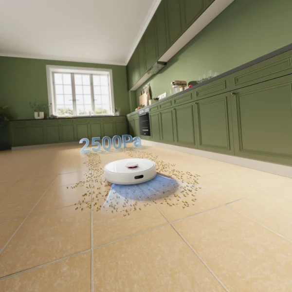 Aspirateur robot laveur D9 PLUS - Blanc