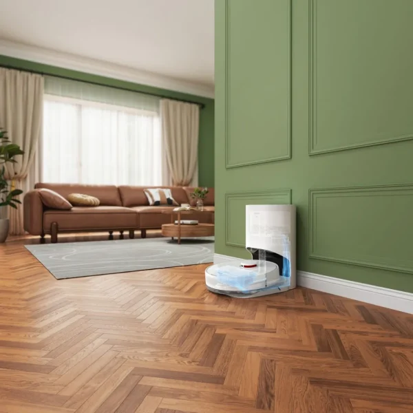 Aspirateur robot laveur D9 PLUS - Blanc