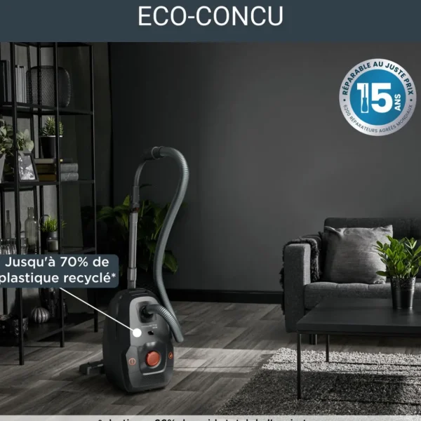 Aspirateur traîneau avec sac RO6164EA - Gris