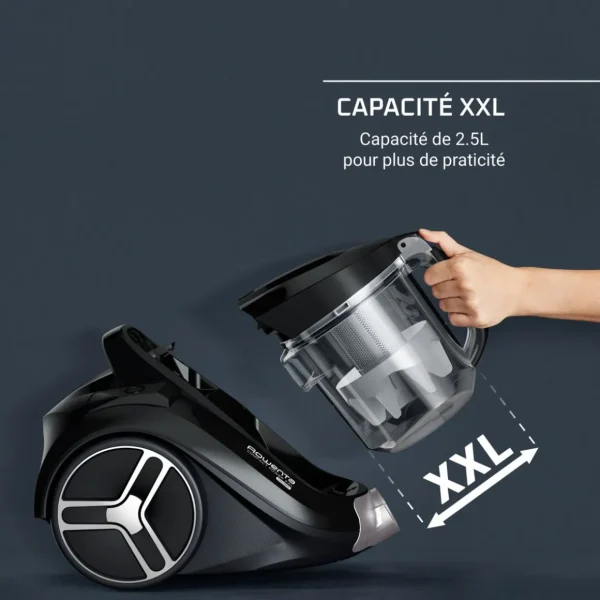 Aspirateur traîneau sans sac RO4B30EA - Gris fumé