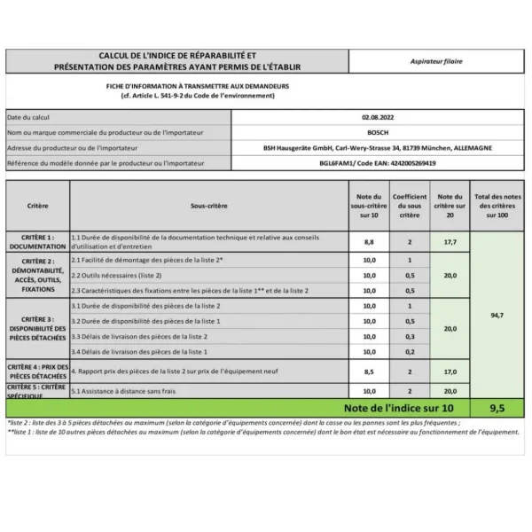 Aspirateur traîneau 700w 69db bleu - BGL6FAM1