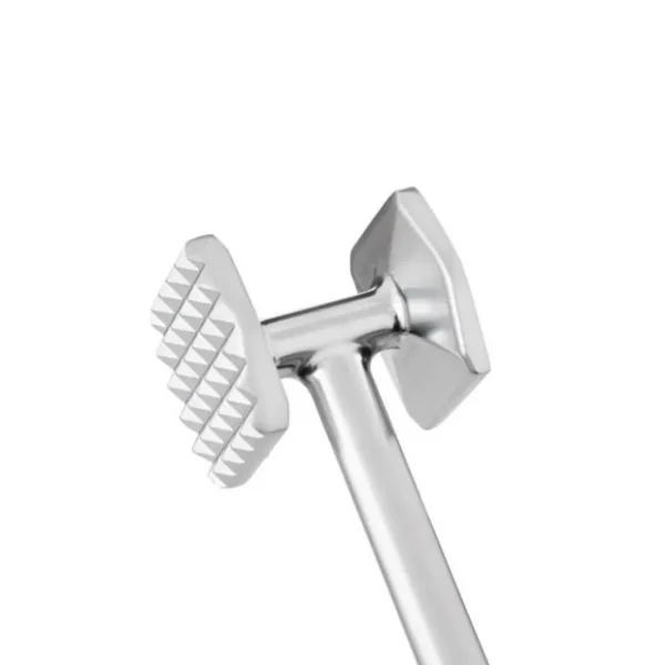 Attendrisseur à Viande Antidérapant Zinc 22cm Gris