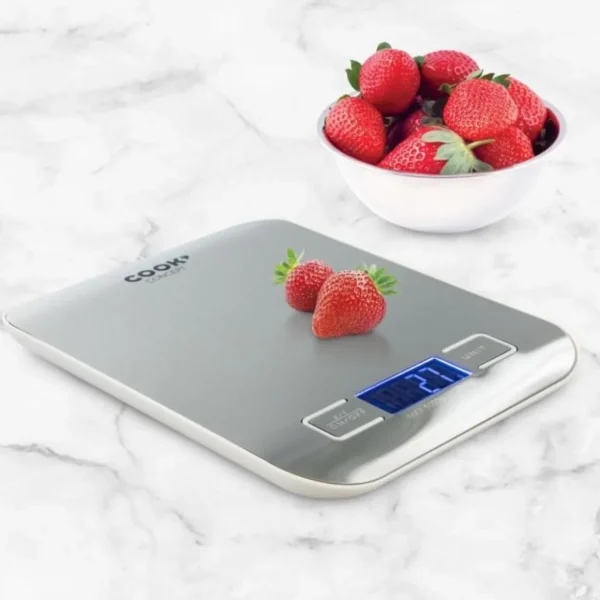 Balance de Cuisine Électronique 18cm Argent