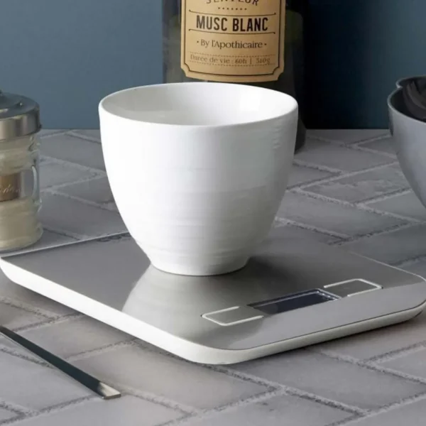 Balance de Cuisine Électronique 18cm Argent