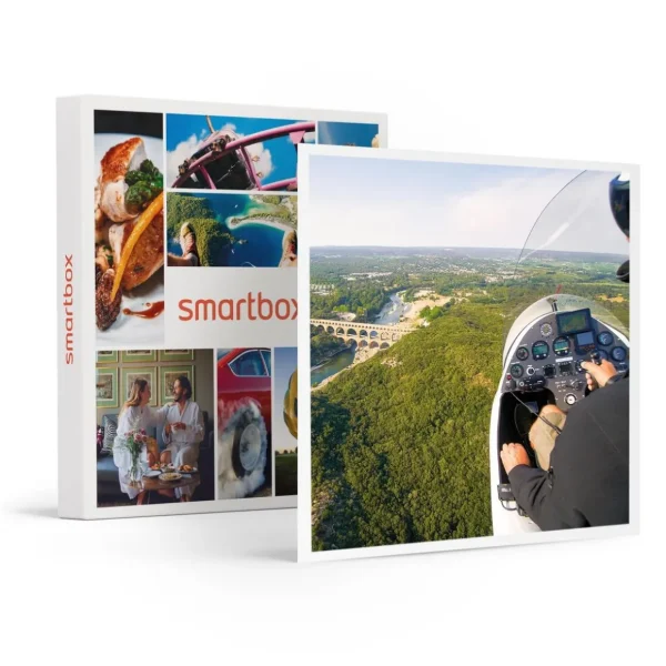 Baptême de l'air fantastique en ULM sur le circuit du pont du Gard - Coffret Cadeau Sport & Aventure