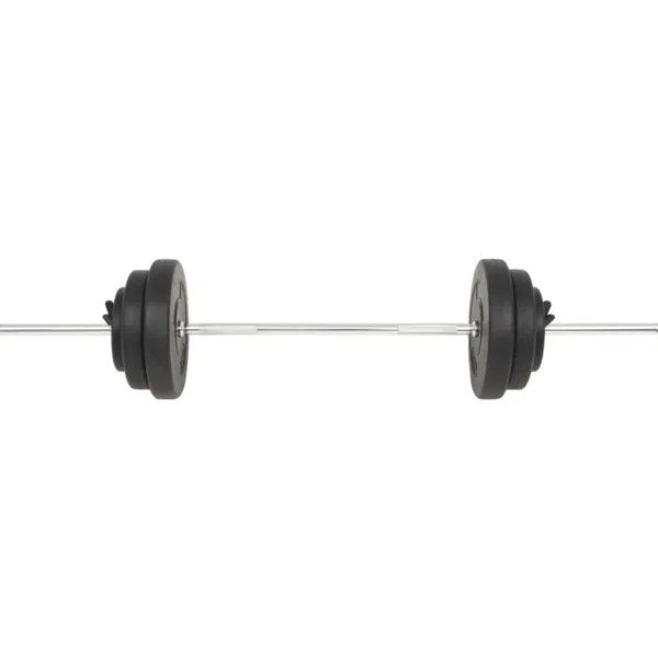 Barre d'halteres avec plaques 60 kg