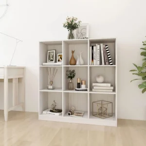 Bibliotheque/Separateur de piece 104x33,5x110 cm pin massif