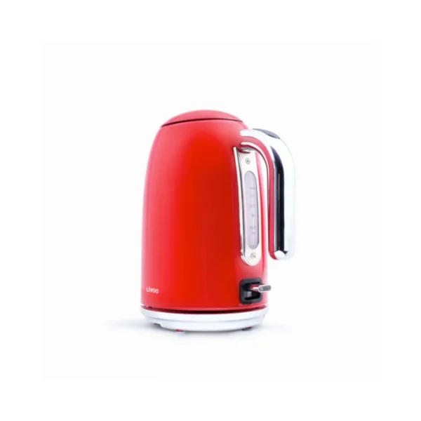 Bouilloire design Rétro rouge 1.7L