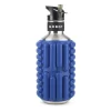 Bouteille de sport - Mobot - Fonction 2 en 1 rouleau de massage - Bleu