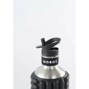 Bouteille de sport - Mobot - Fonction 2 en 1 rouleau de massage - Noir