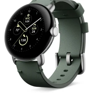 Bracelet Pixel Watch Cuir Small vert