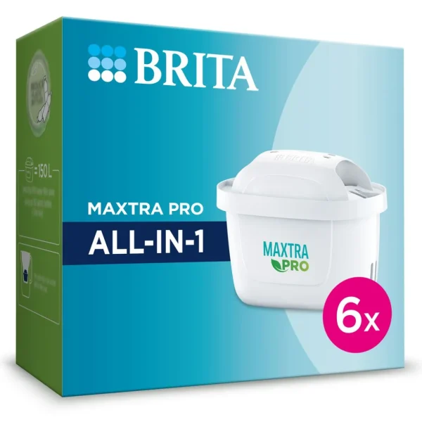 BRITA Pack de 6 cartouches filtrantes MAXTRA PRO All-in-1