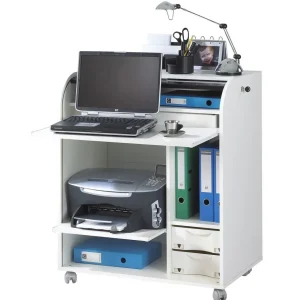 Bureau droit à roulettes L79.2cm BILLY