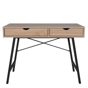 Bureau droit 2 tiroirs L100cm BROOKLINE