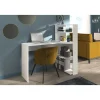 Bureau droit avec rangement L122cm TWISTER