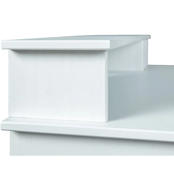 Bureau enfant en Pin massif vernis blanc MATHILDA
