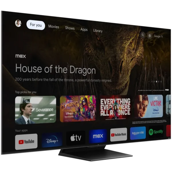 75C805 2023 TV QLED Mini-LED 4K UHD 189 cm Google TV