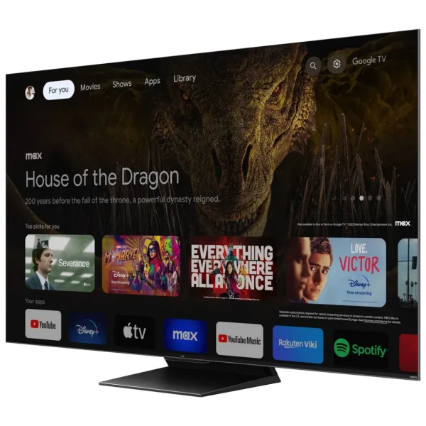 75C805 2023 TV QLED Mini-LED 4K UHD 189 cm Google TV