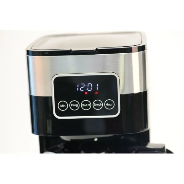 Cafetière à filtre 77177 - Inox et noir