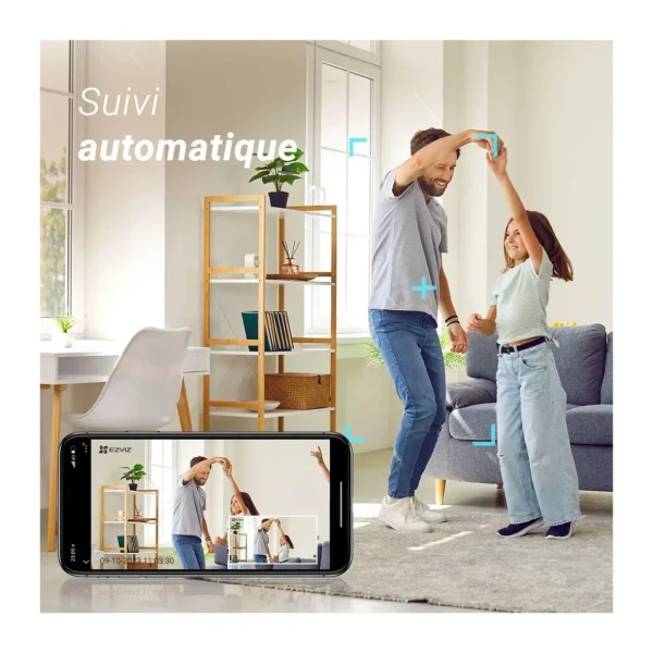 Caméra de surveillance Wifi H6C 2K motorisée