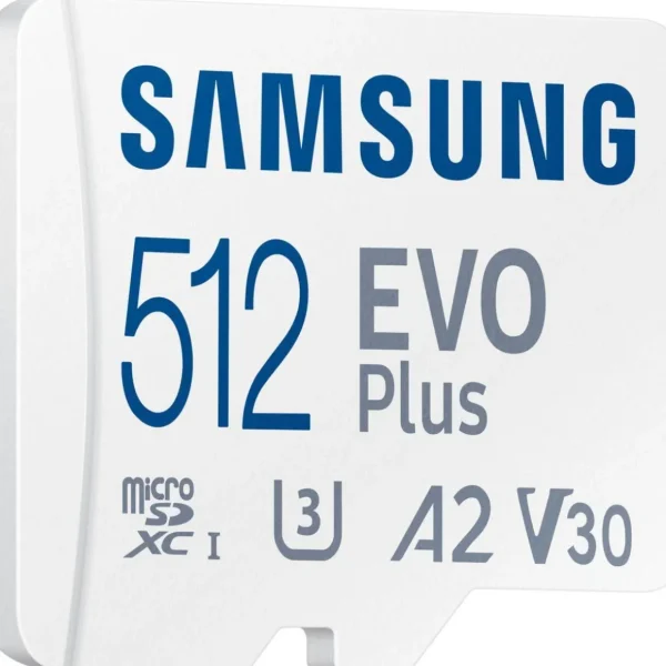 Carte Micro SD 512Go Evo plus avec adaptateur
