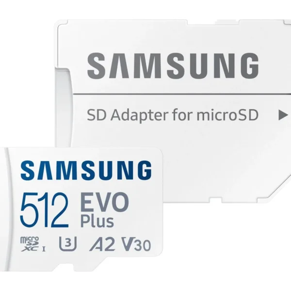 Carte Micro SD 512Go Evo plus avec adaptateur