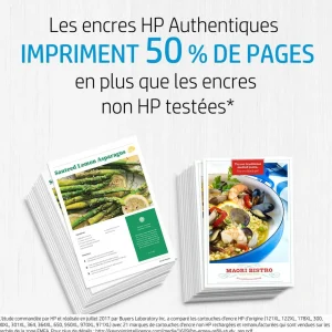 Cartouche d'Encre HP 62XL Noire grande capacité Authentique (C2P05AE)