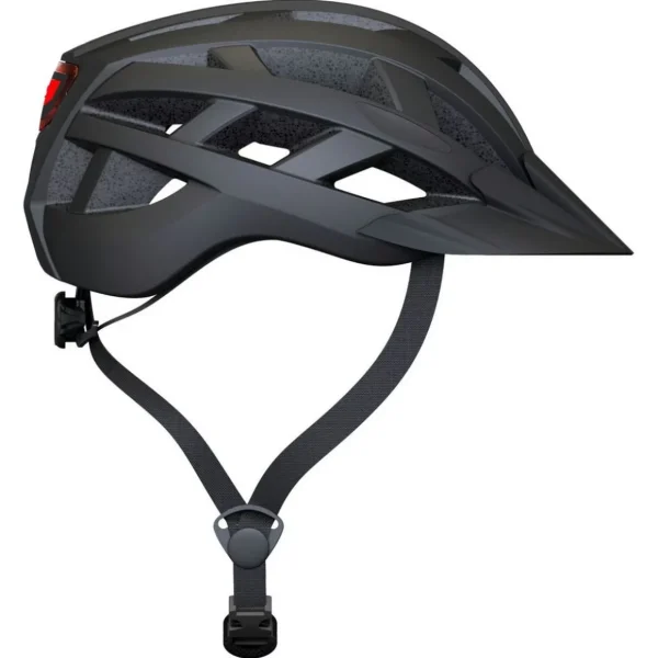 Casque de protection avec éclairage arrière LED - Taille L - Noir