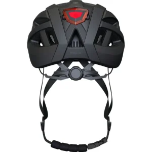 Casque de protection avec éclairage arrière LED - Taille L - Noir
