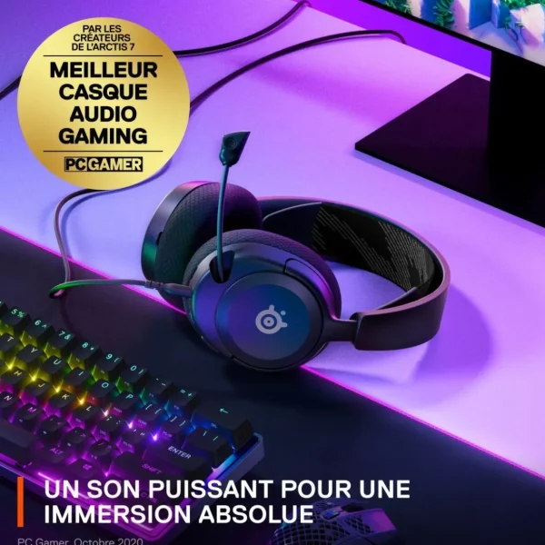 Casque gamer Arctis Nova 1 Noir