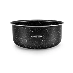 Casserole 18cm aluminium pressé tous feux dont induction effet pierre