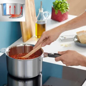 Casserole Esperta triply 3pcs + poignée