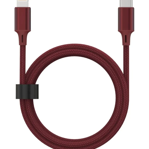 Câble de charge USB C/Lightning NMFI - Rouge