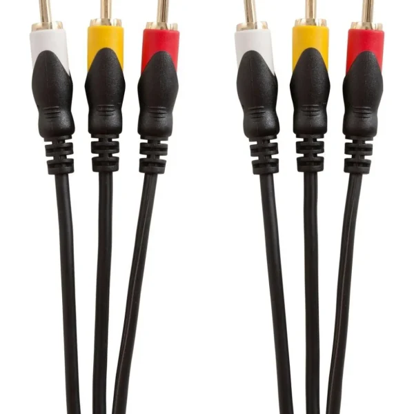 Câble RCA 3RCA/3RCA - 2m -ecp