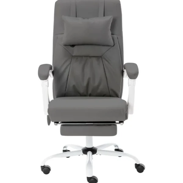 Chaise de bureau de massage Gris Similicuir