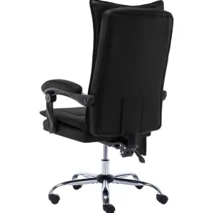 Chaise de bureau de massage Noir Similicuir
