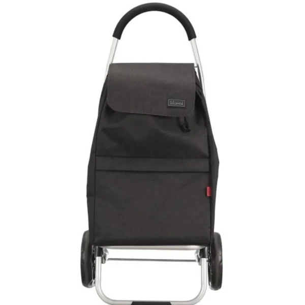 Chariot de Marché Haut de Gamme 48L Noir