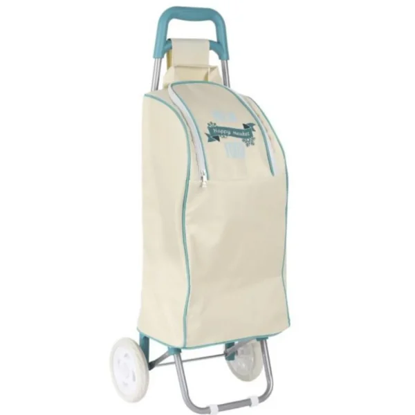 Chariot Shopping 2 Roues Fraîcheur 91cm Beige